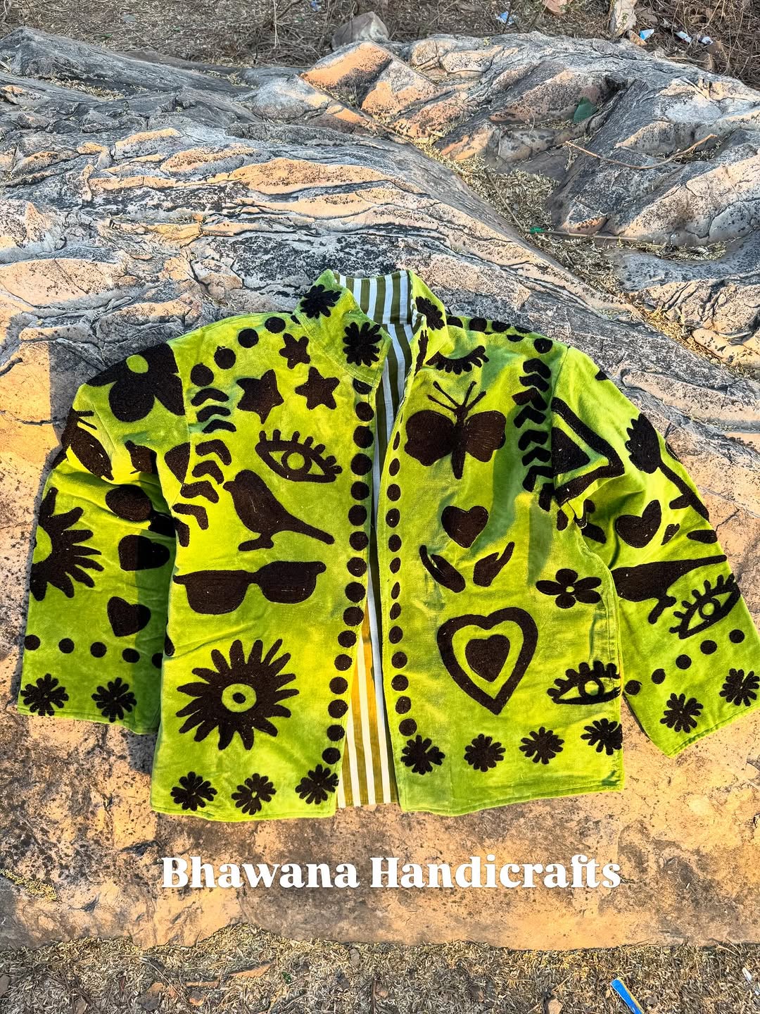 Handmade Vintage Velvet Suzani Jacket