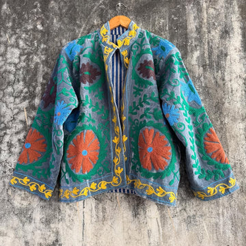 Handmade Vintage Velvet Suzani Jacket
