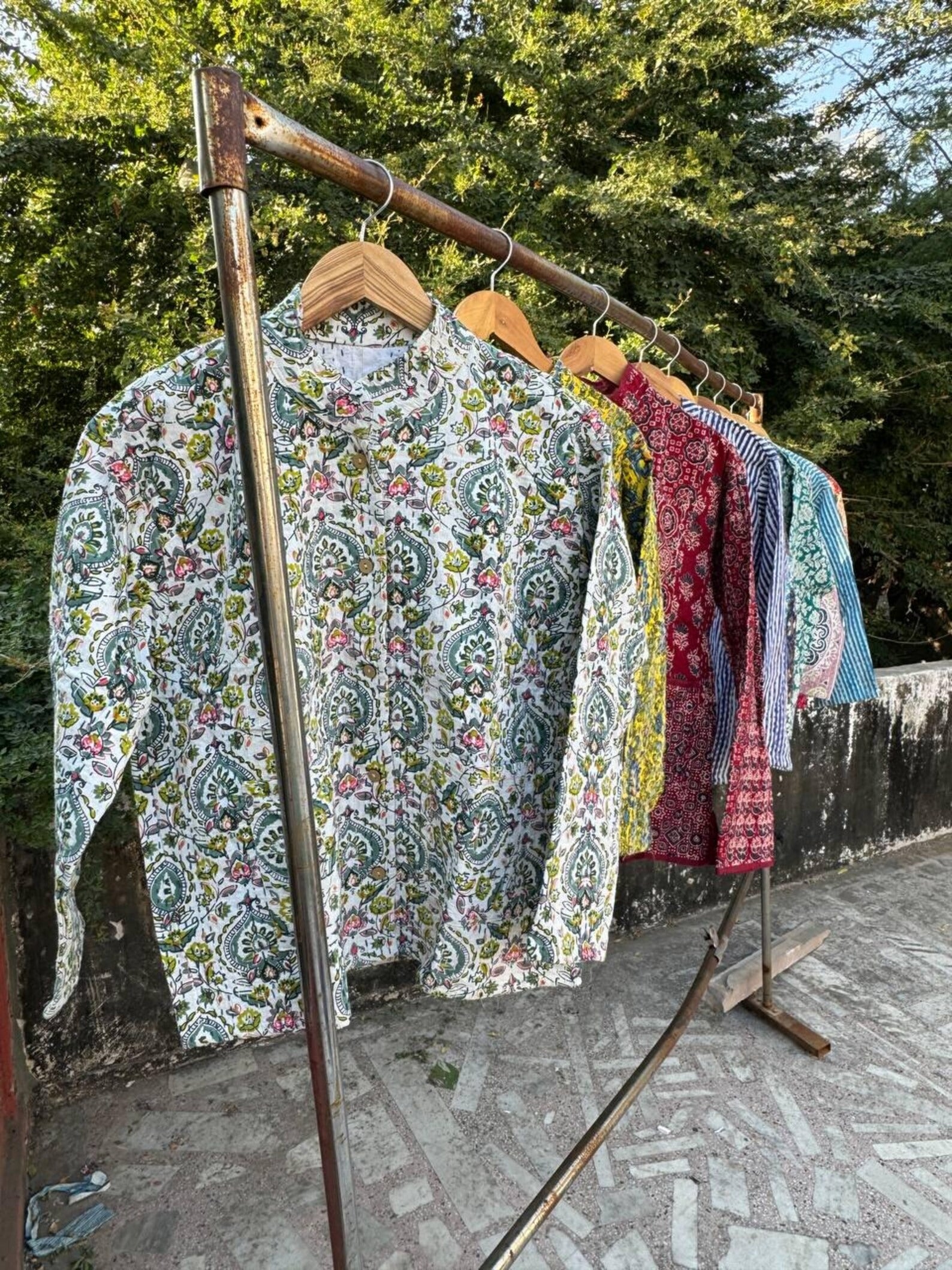 5 Pieces Assorted Hand Embroidered Cotton Kantha Quilted Jacket