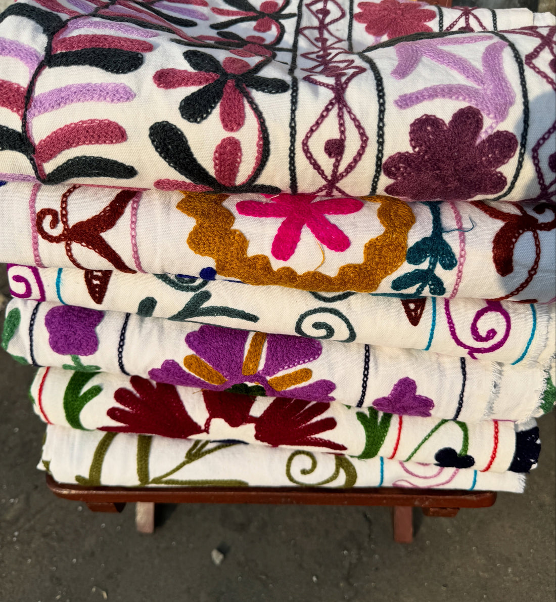 Traditional Canvas Cotton Suzani Quilt